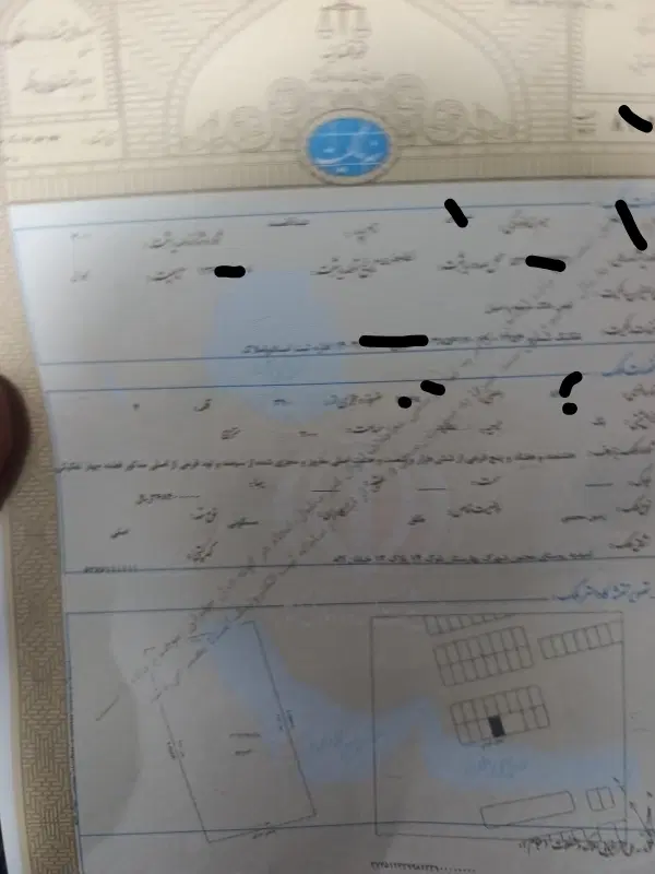 زمین 200متر مجنون