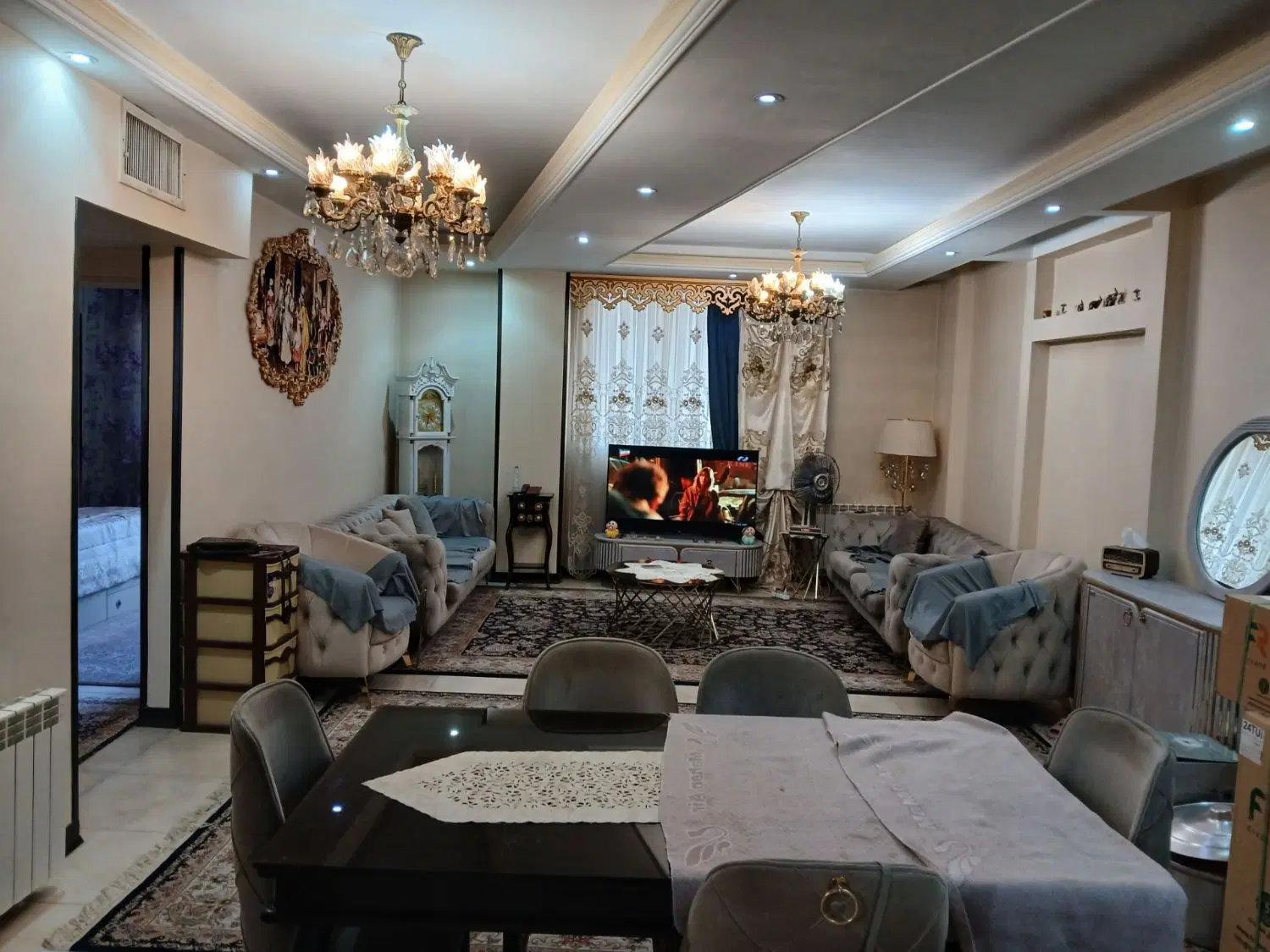 رهن‌و‌اجاره‌آپارتمان۷۶ متر‌دو‌خواب دو واحدی‌طبقه‌۴