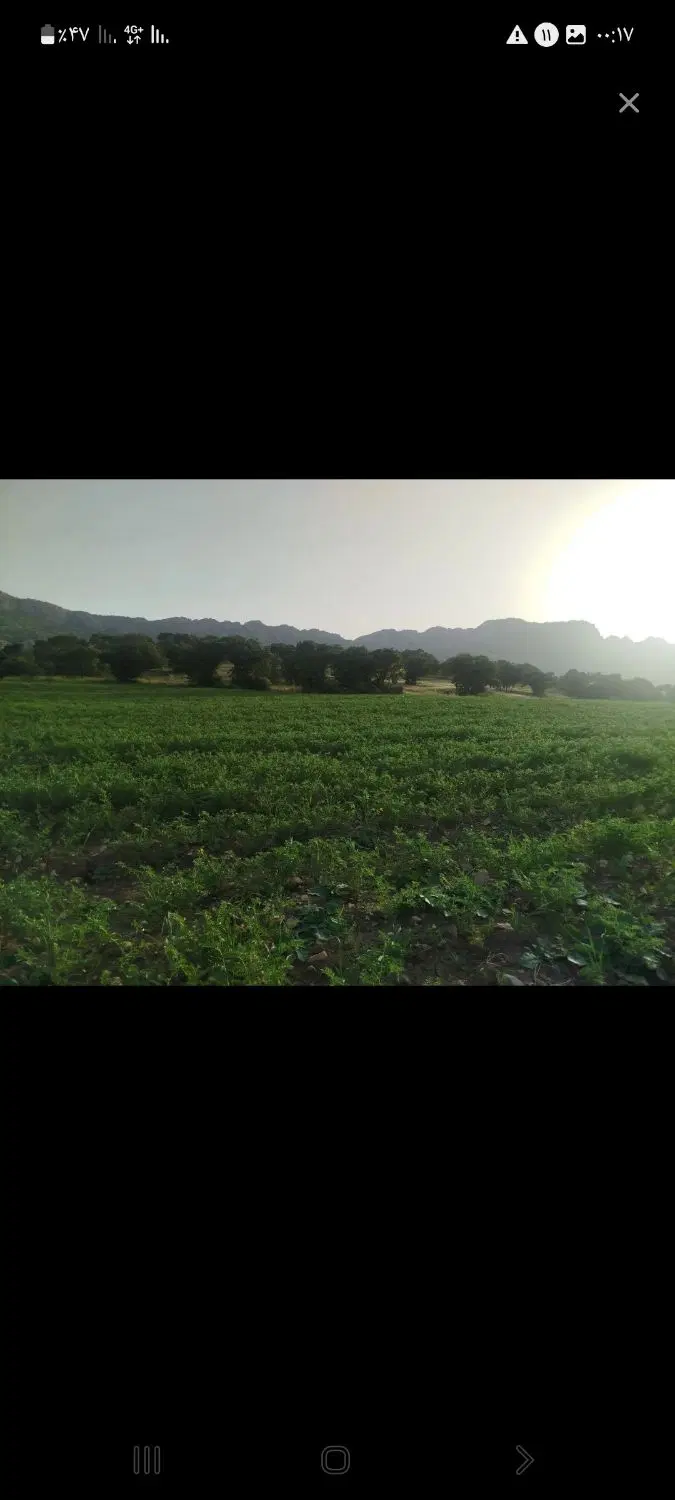 ۱۲۰ من زمین آبی دیره روستای در خشنده