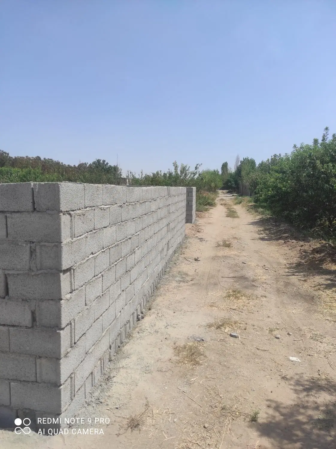 زمین خالی چهار دیواری