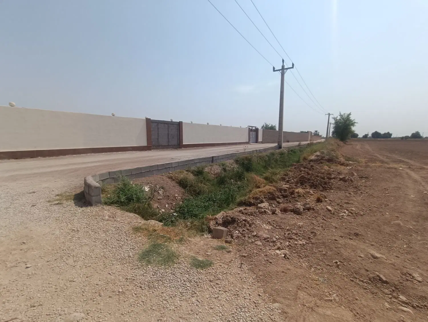 زمین باغچه بنوار شامی
