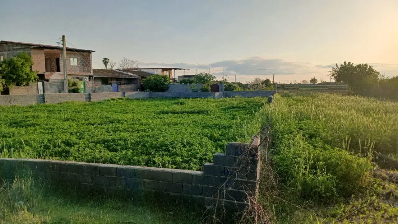 زمین مسکونی ۱۰۰۰متر دو نبش