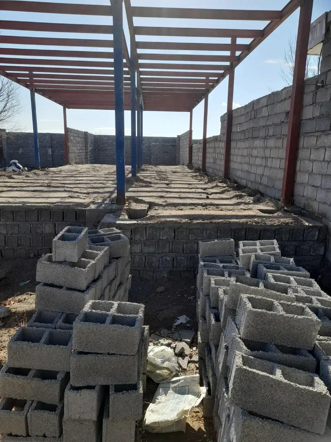 فروش خانه ویلایی نیم ساز انتهای باسفهرجان