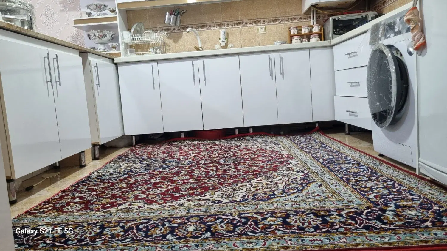 خانه فروشی ۹۰متری کابینت ام دی اف نما سنگ هود