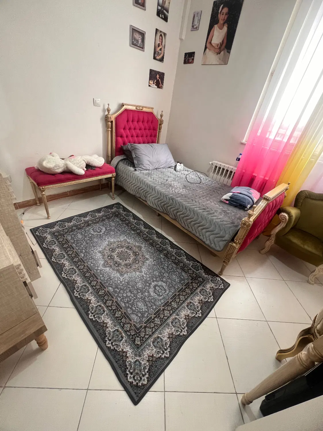 اجاره ای پردیسان. تک خواب طبقه سوم