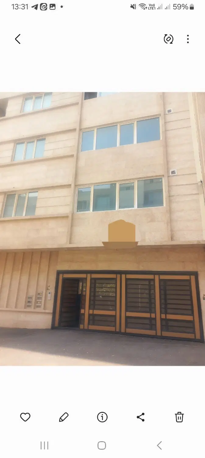 آپارتمان دو خوابه خام صفر