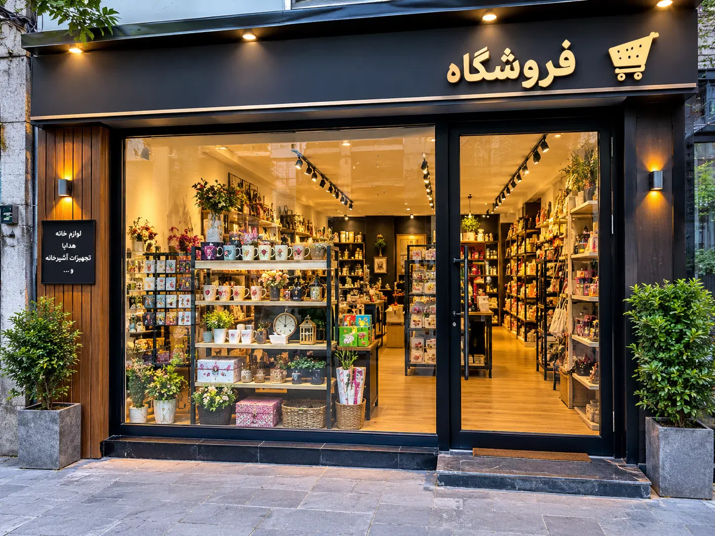 مغازه تجاری حاشیه جاده کاهو