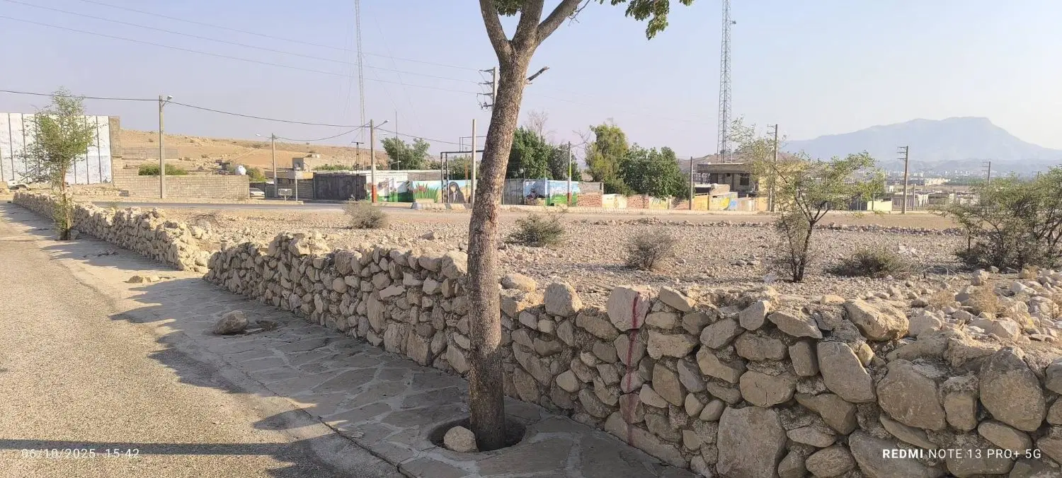 زمین مسکونی 340مترمربع عرض 13.60