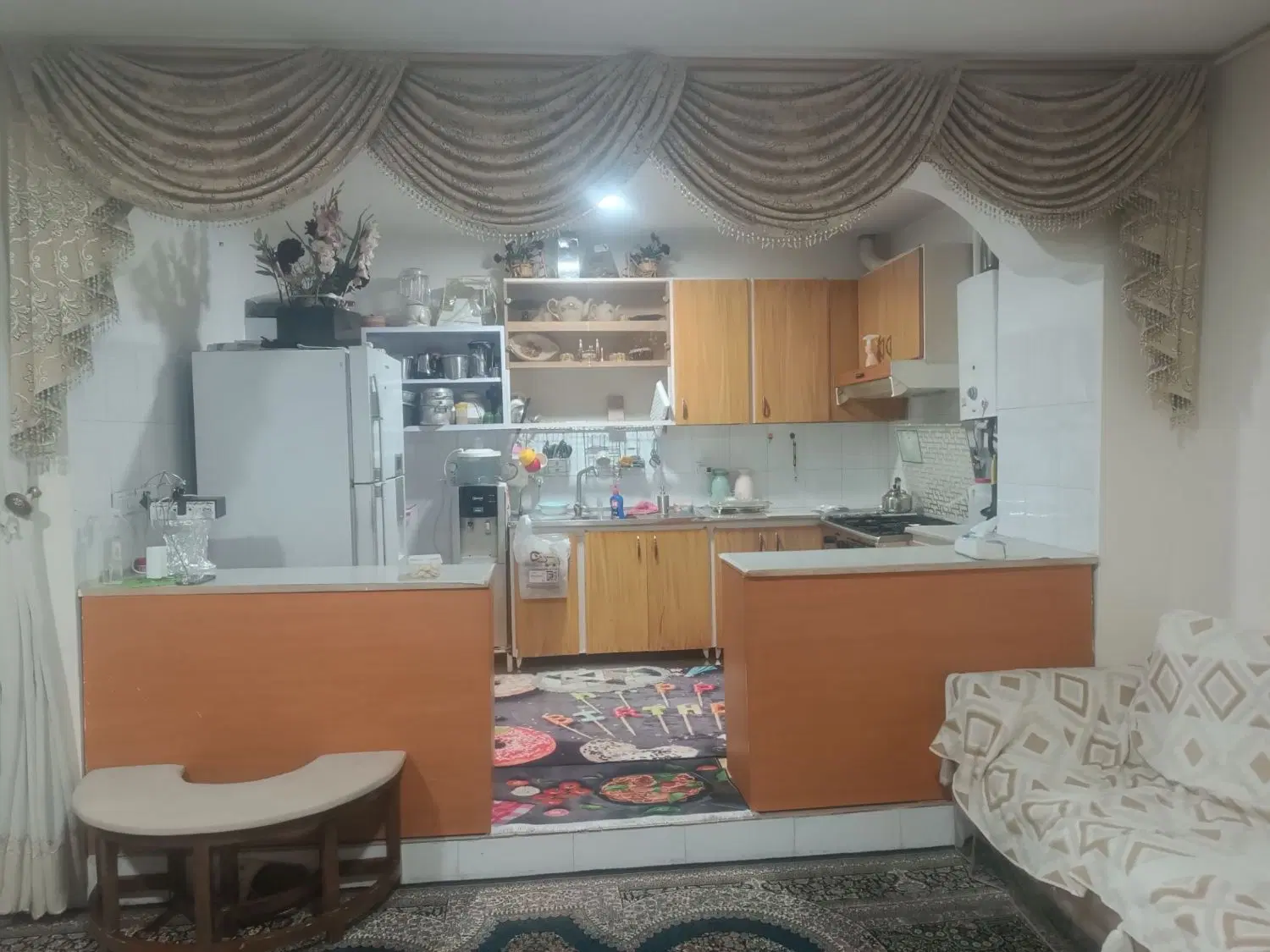 واحد88متر دو خواب خوش نقشه شهدا