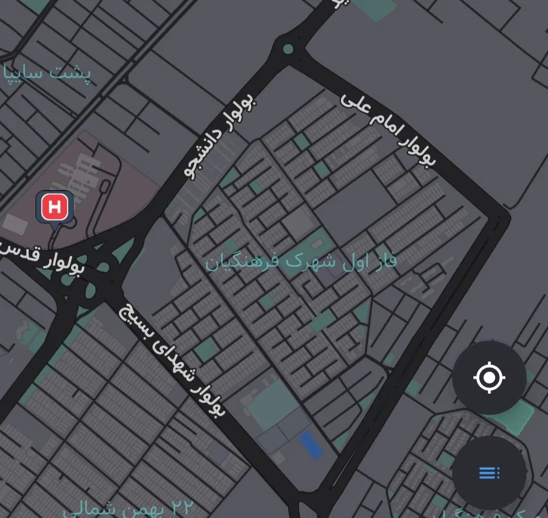 زمین مسکونی تاپ لوکیشن