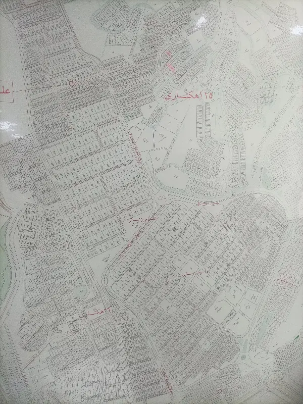 زمین مسکونی 220 متر دو کله عرض 10.5 مسطح صدرا