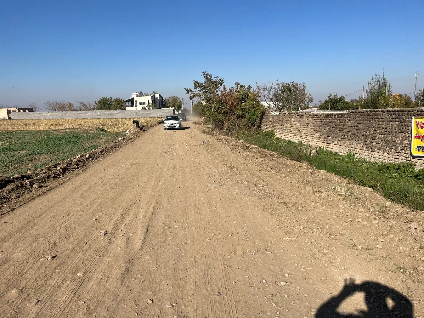 ۳۰۰متر زمین باغی در روستای آهنگرمحله
