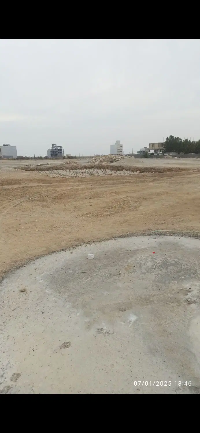 زمین دادگستری پشت بیمارستان خلیج نیایش