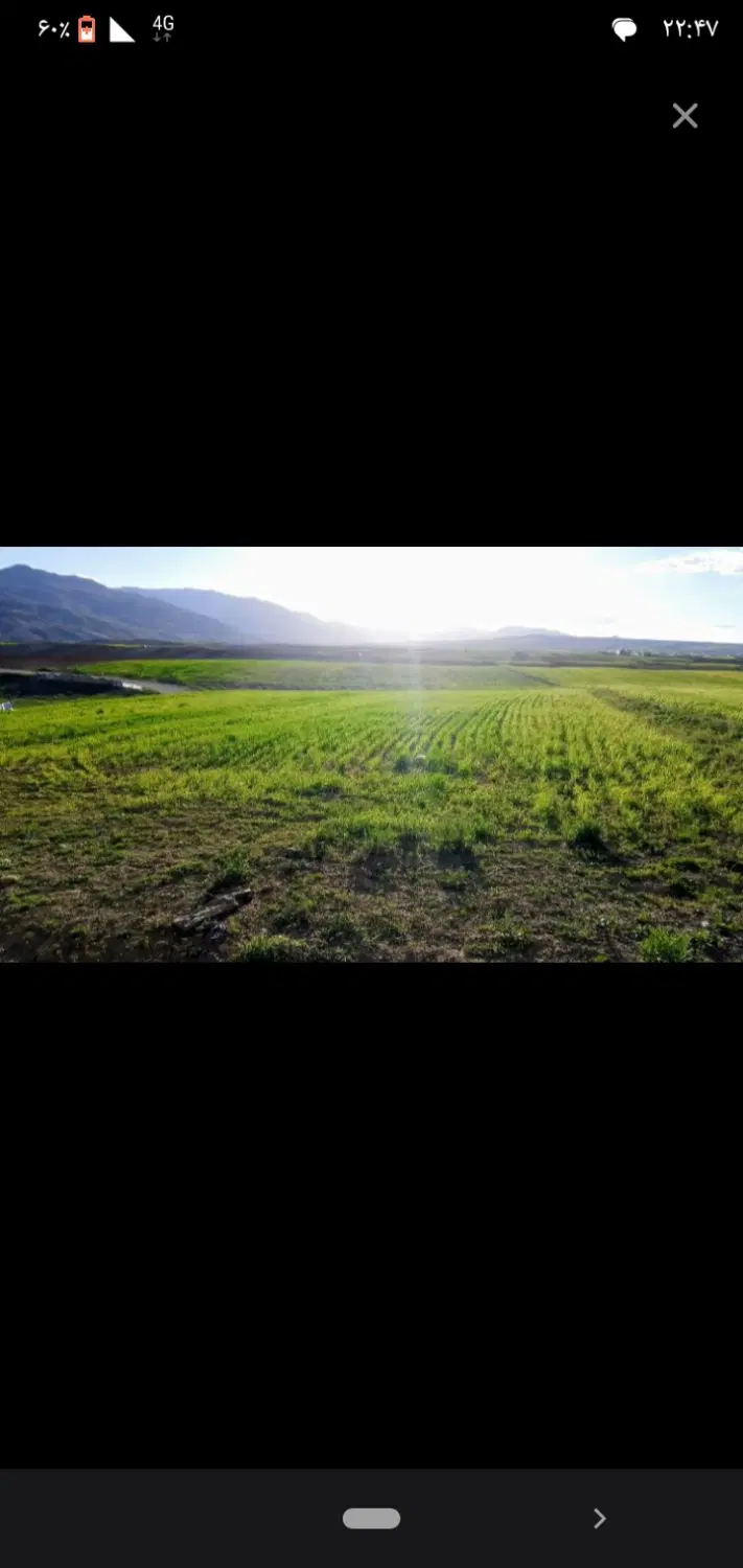 یک قطعه زمین صد متری