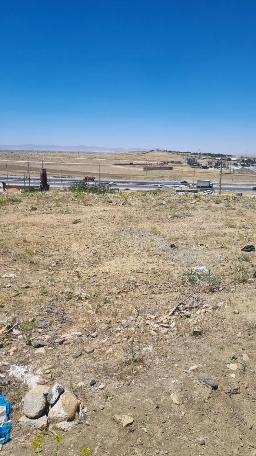 فروش زمین صنعتی 1200متری کنار جاده ملایر