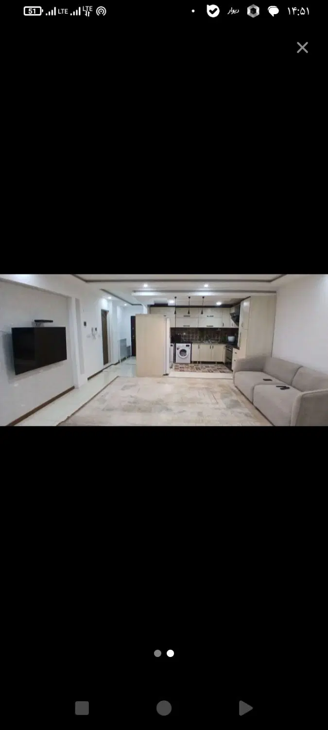 واحد دو خوابه،در حد صفر،فدک