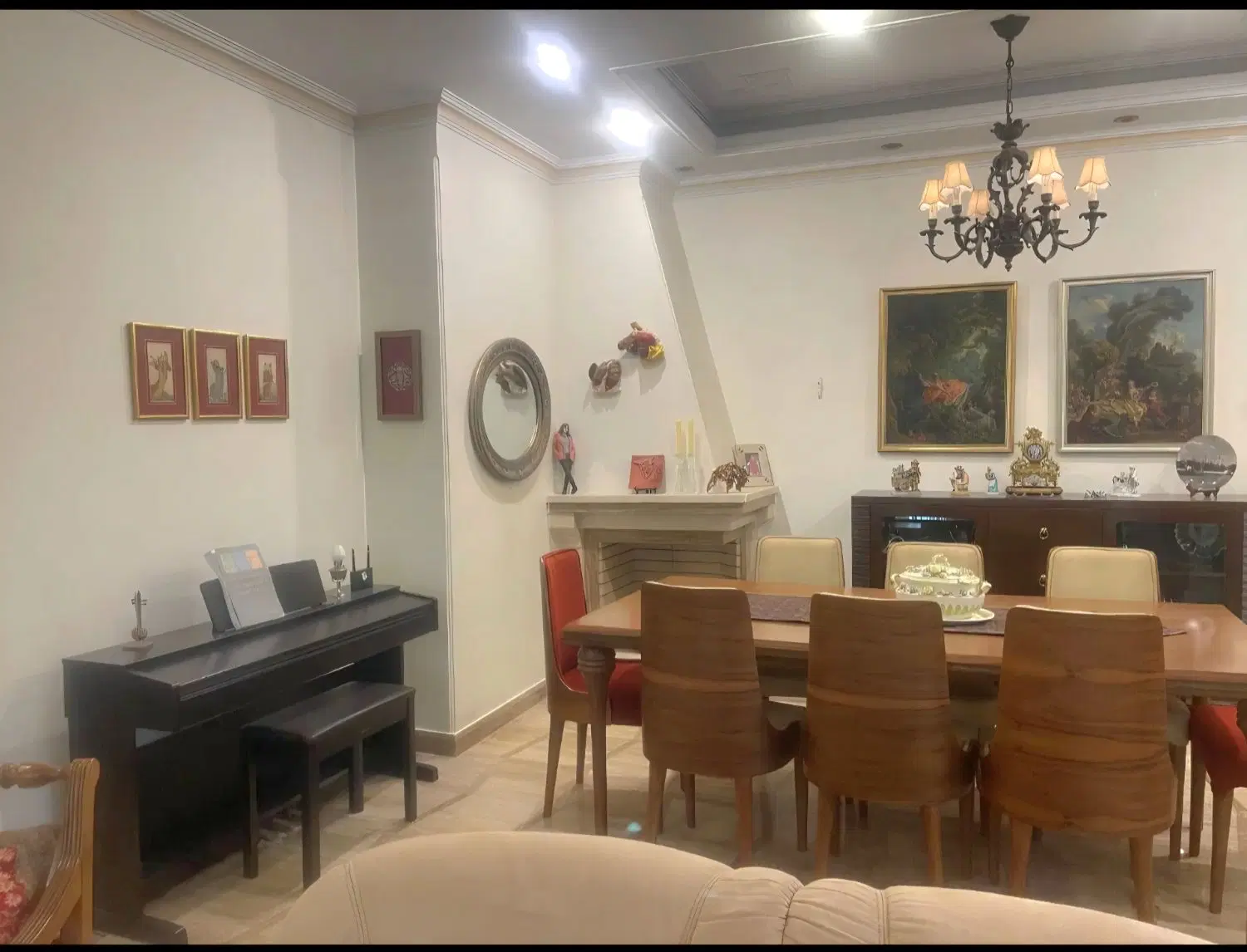 سیندخت ، ۱۳۵ متر ، ۳ خواب ، نور و نقشه