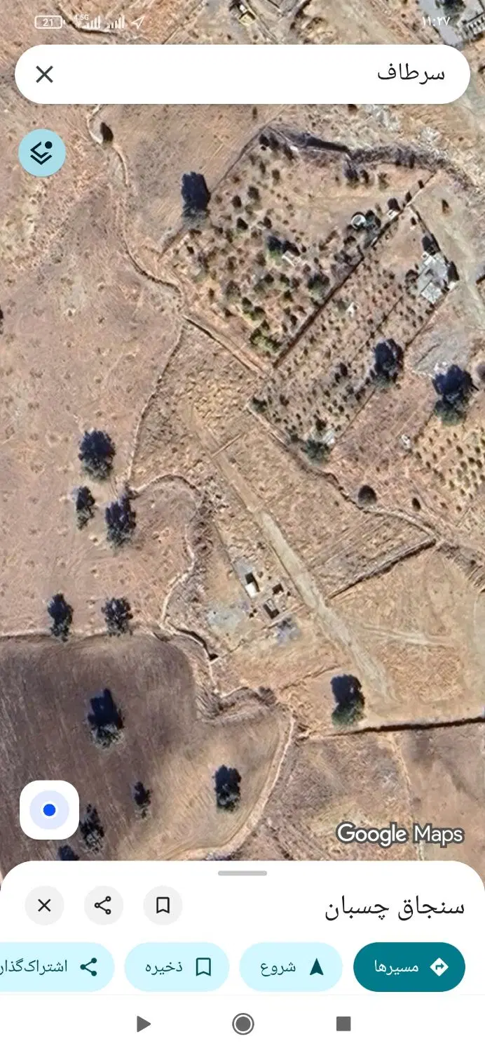 زمین خانه باغ سرطاف ۴۰۰۰ متر