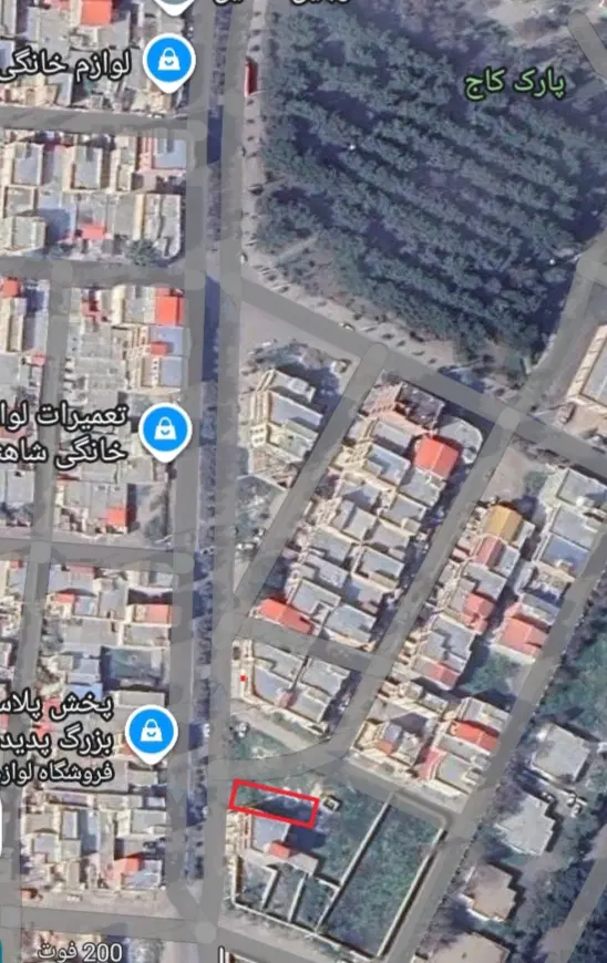 فروش زمین تجاری مسکونی ۲بر خیابان شورا