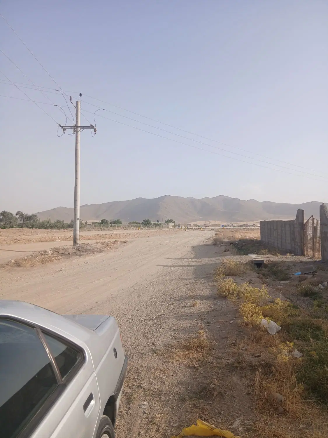 باغ  نزدیک به جاده