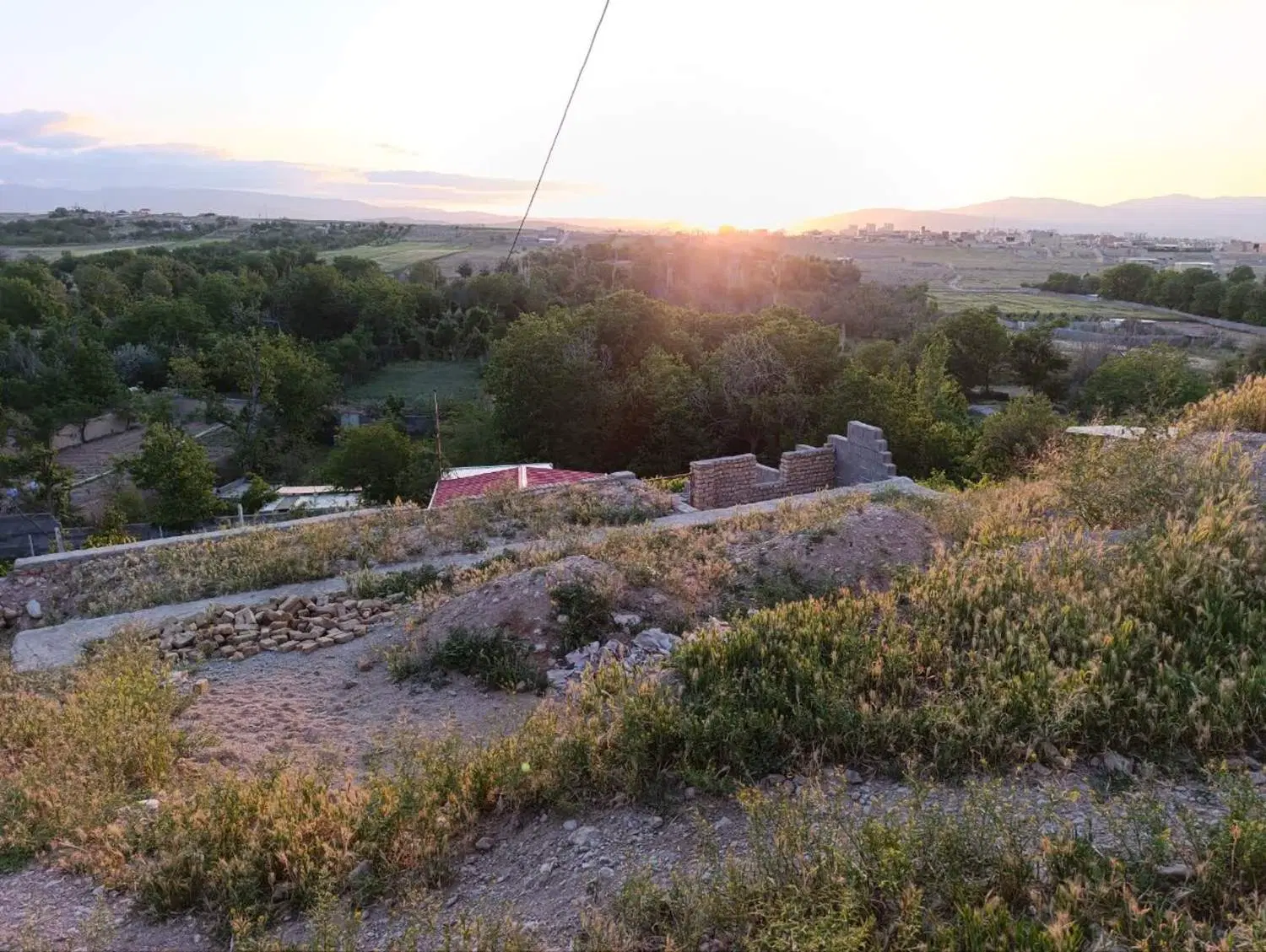 زمین مسکونی درروستای برج