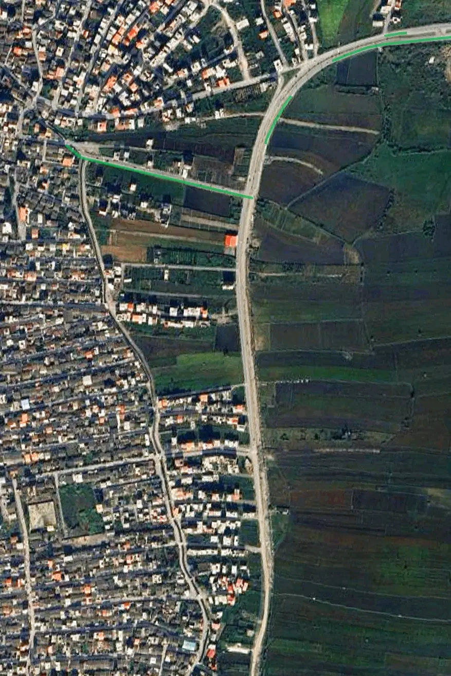 زمین خشکه کنار کمربندی سند دار