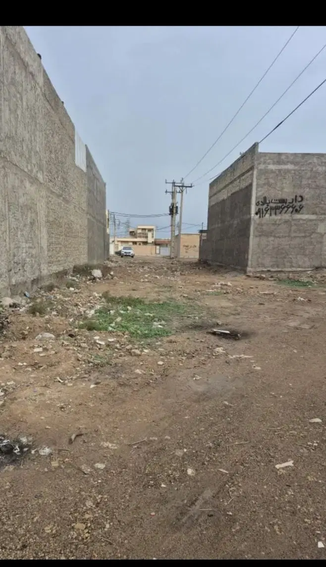 ۱۵۲متر زمین البوجلال شمالی_جفت مدرسه محمدتقی