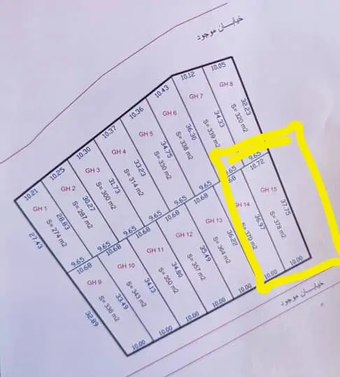 زمین ۳۷۸متری چهاردیواری_ سهمیه آب_ سهیلیه زکی آباد