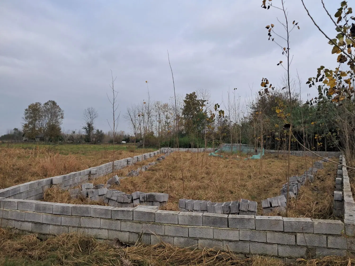 زمین باغی ۴۸۶ متری و ۲۶۰ متری