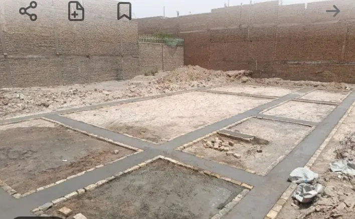 زمین چهار دیواری  سانیج