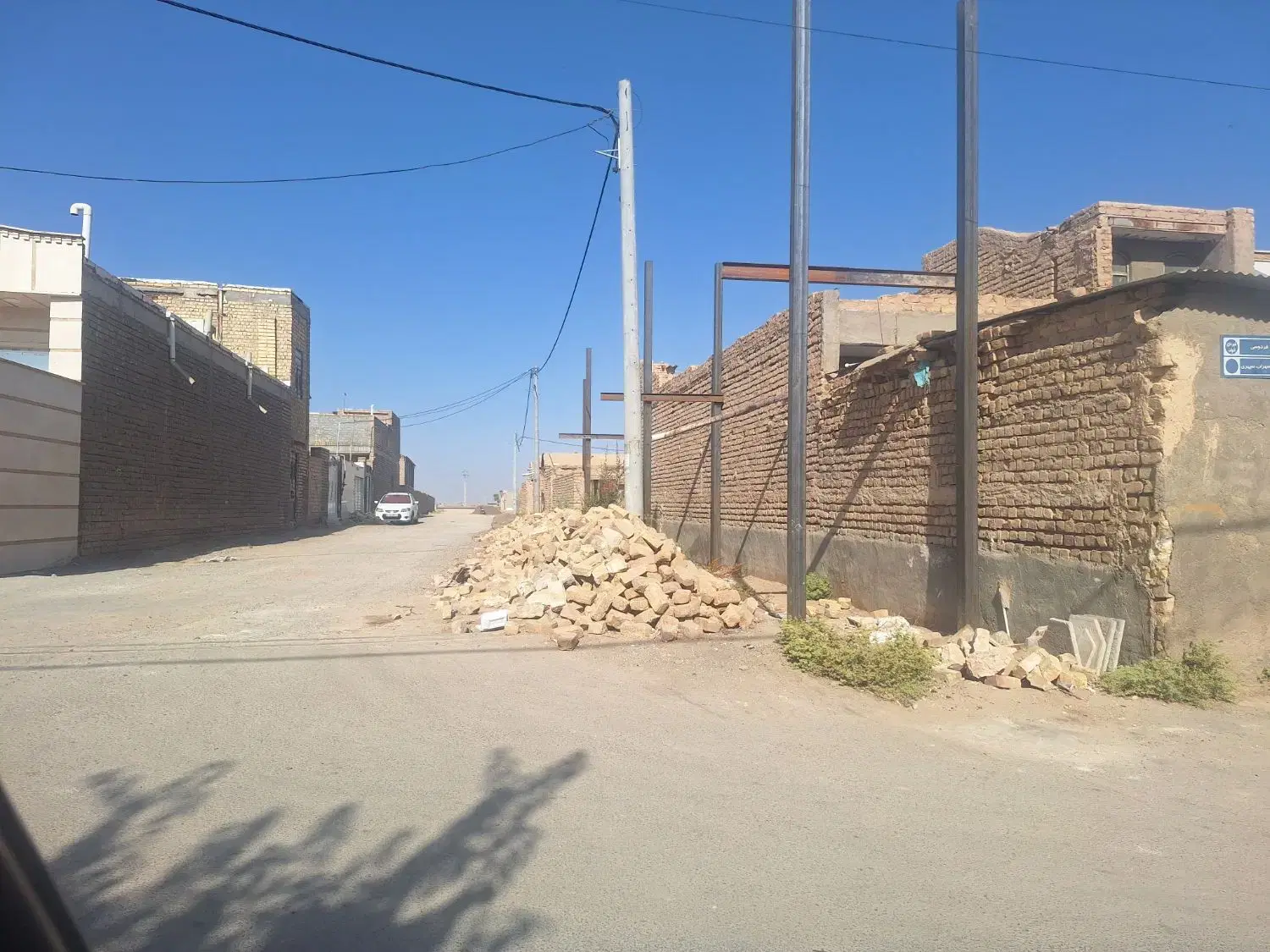 قنوات زمین ۴ دیواری تجاری دو بر.اماده ساخت