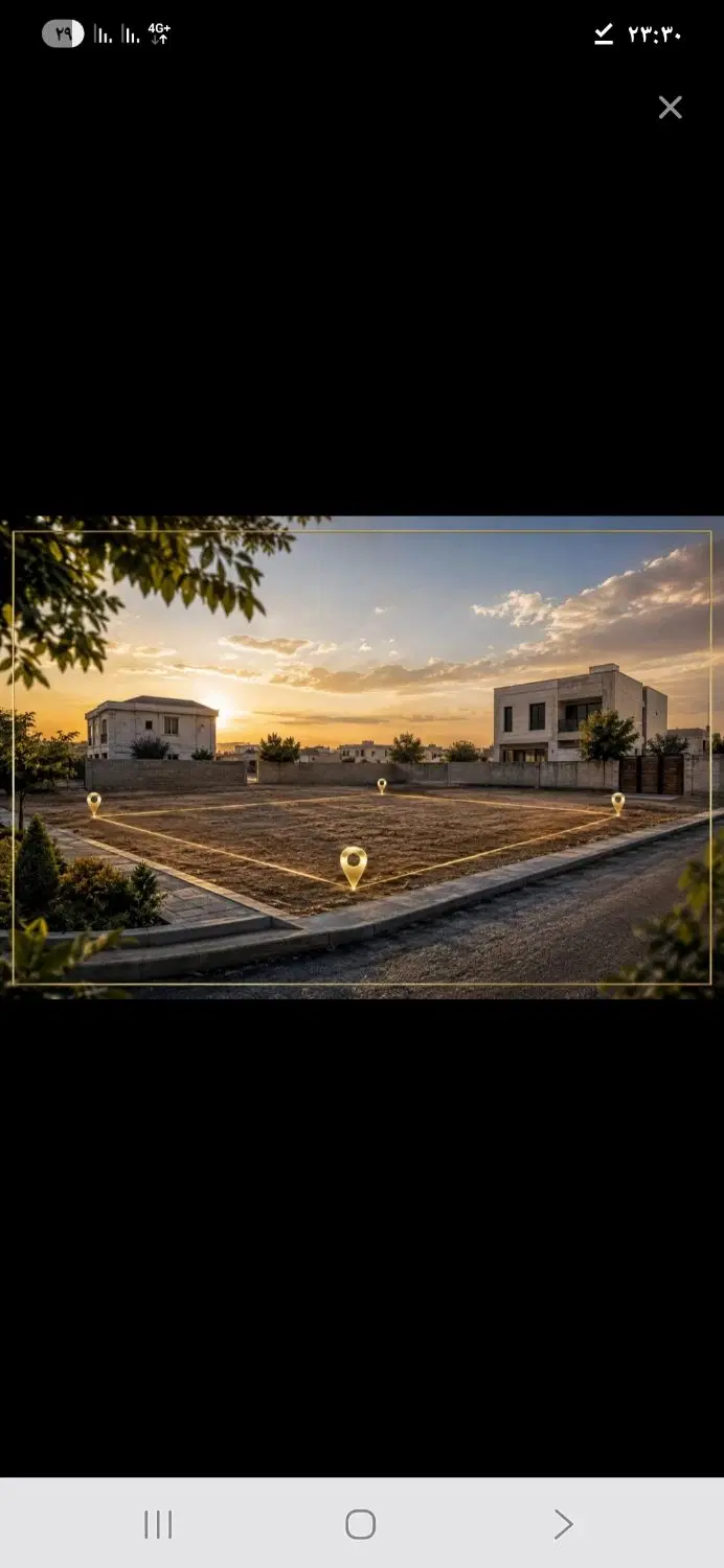 یک قطعه زمین به متراژ 370متر .بلوار باهنر