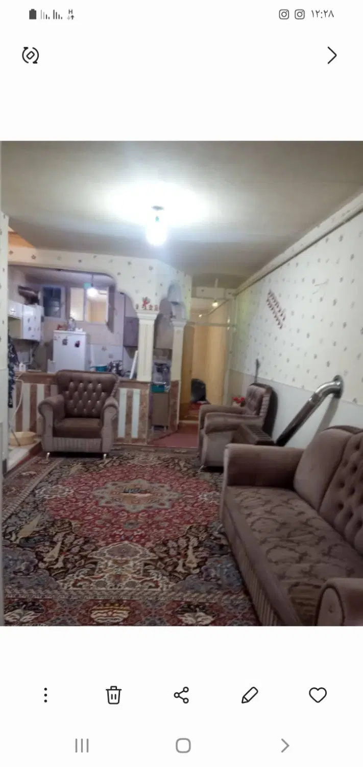 ۷۵متر همکف تک خواب پاستورقدیم سجادیه
