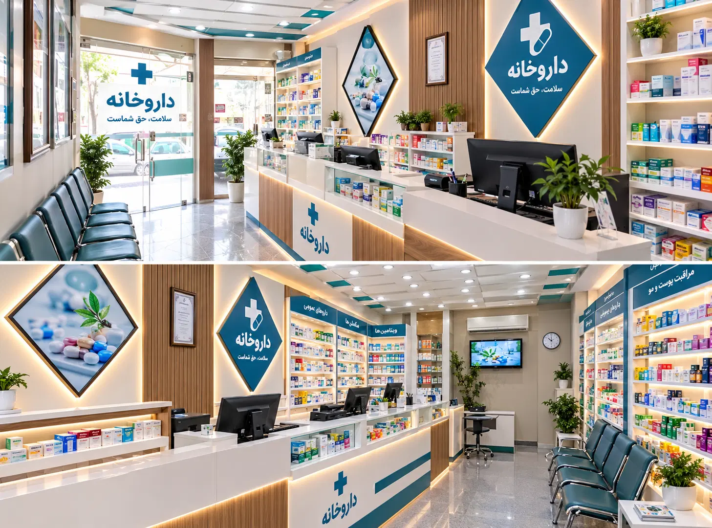 ۲۸+۲۸ متر تجاری همکف+زیرهمکف بر دریان نو