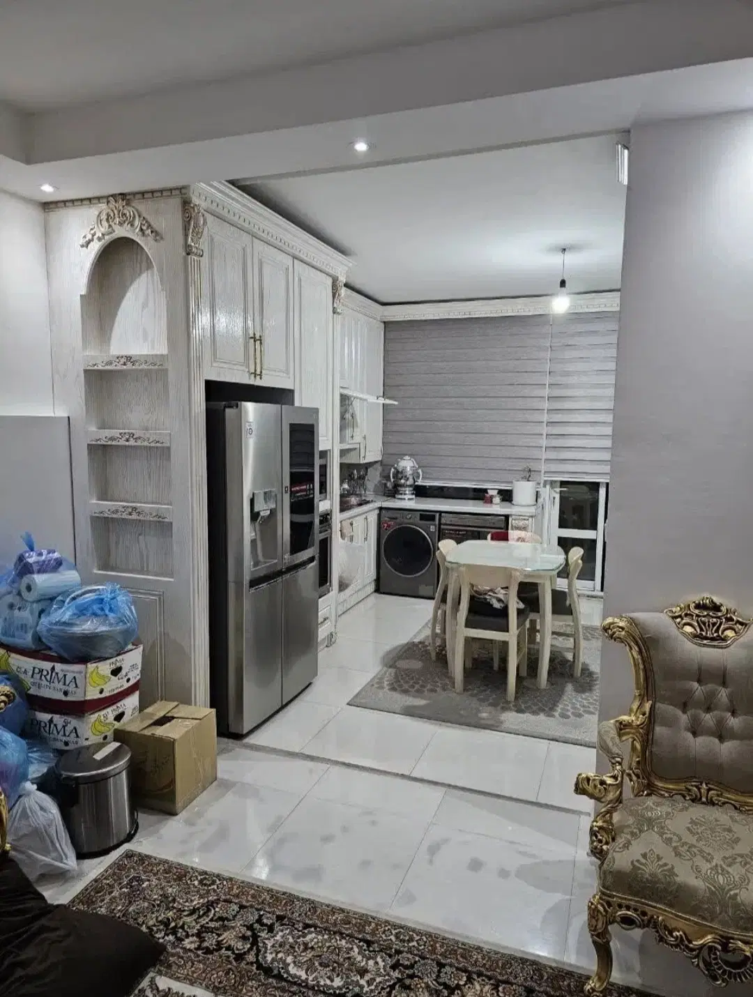 ۱۲۶ متر ۲ خواب لوکس دو تراس، کابینت چوب