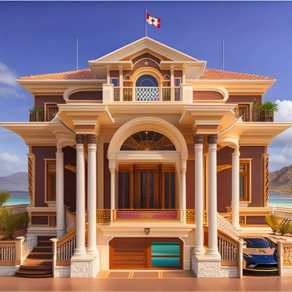 دو طبقه در مرکز شهر تجاری مسکونی