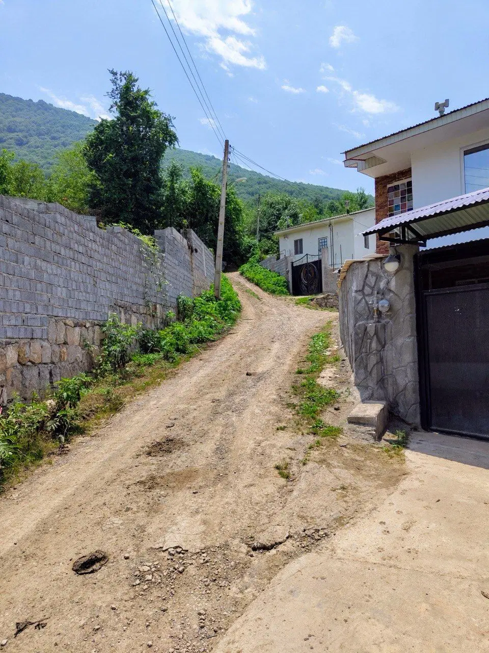 زمین مرزن آباد روستای باندر