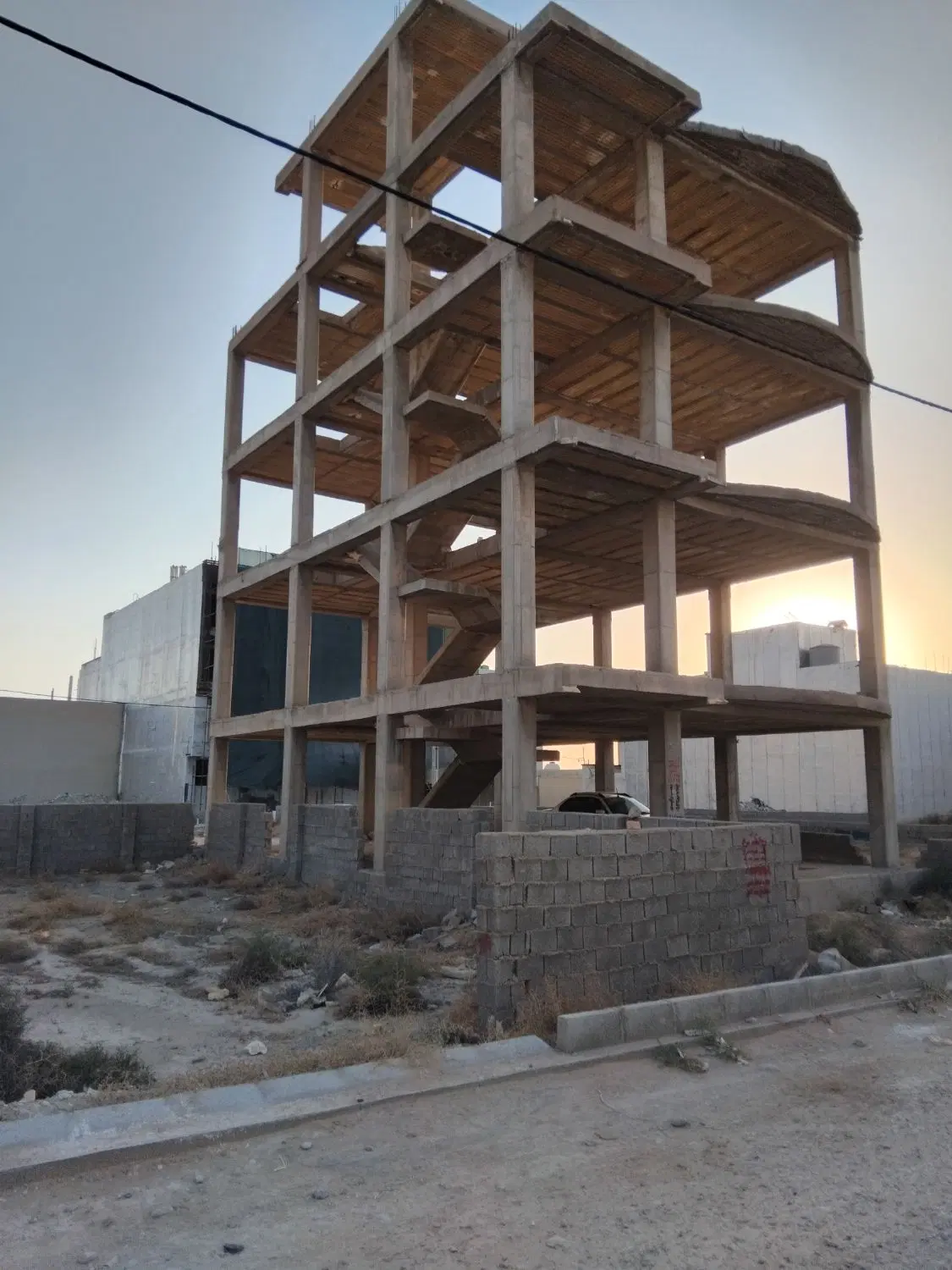 اسکلت ۴طبقه