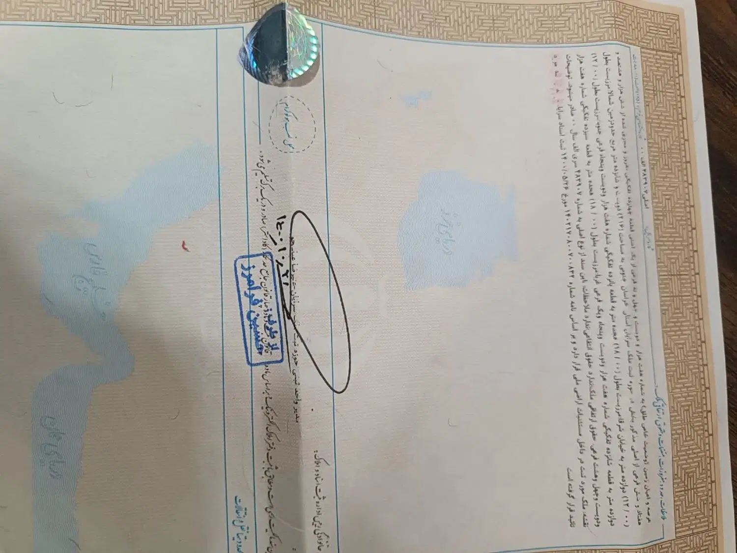 زمین ۲۱۶ متری