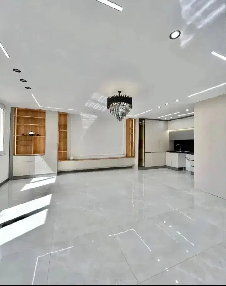 ۷۵متر_شیک و دنج_سالن پرده خور_سندتکبرگ_پارکینگ