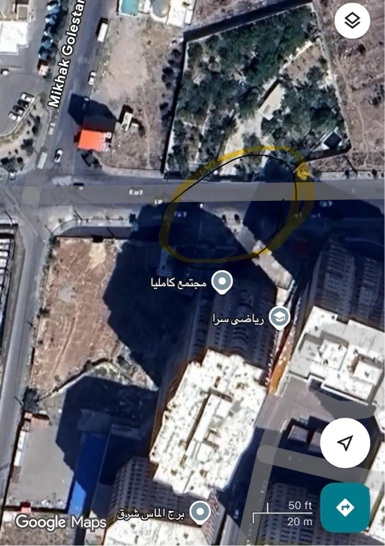 زمین جنوبی واقع در خ گلستان ایل گلی