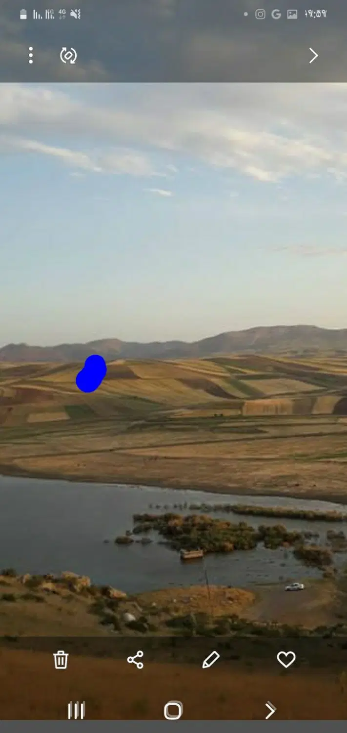 زمین گشاورزی اهر روستای اورنگ  زمین دیم