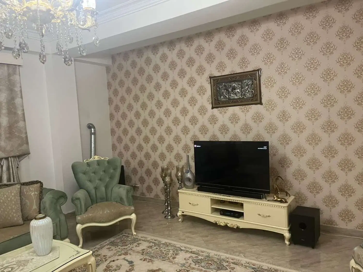 اجاره آپارتمان۱۵۵ متری سه خواب دو طبقه تک واحد