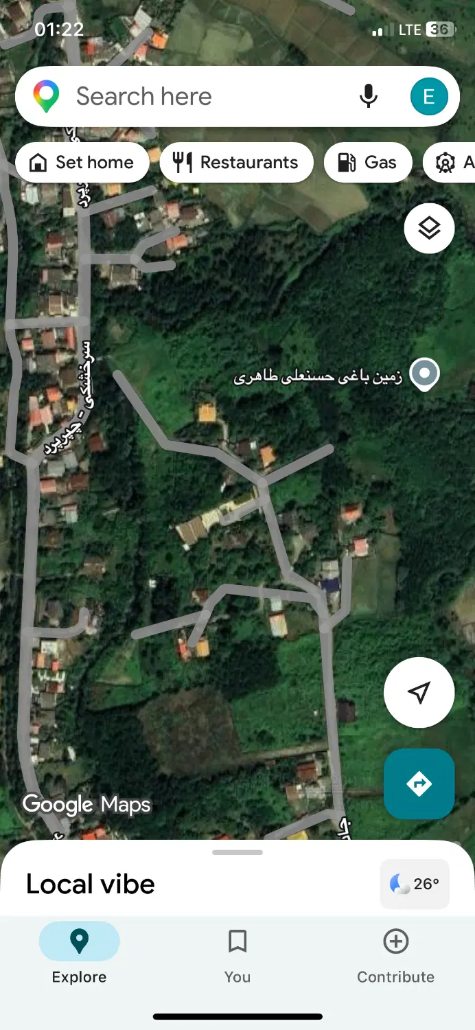 زمین باغی ۲۰۰ متر