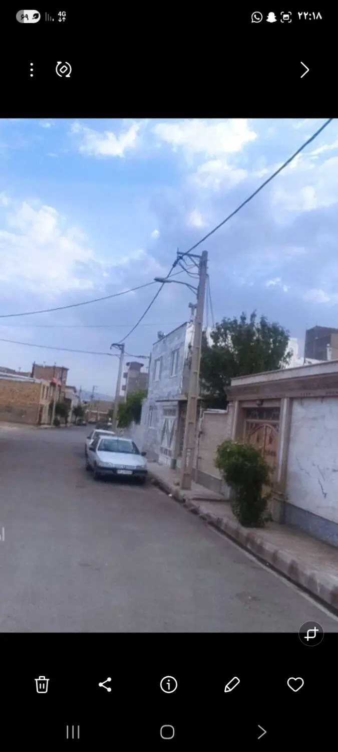 ۱۰۰متر زمین مسکونی بابر۱۰متر در کوچه باران