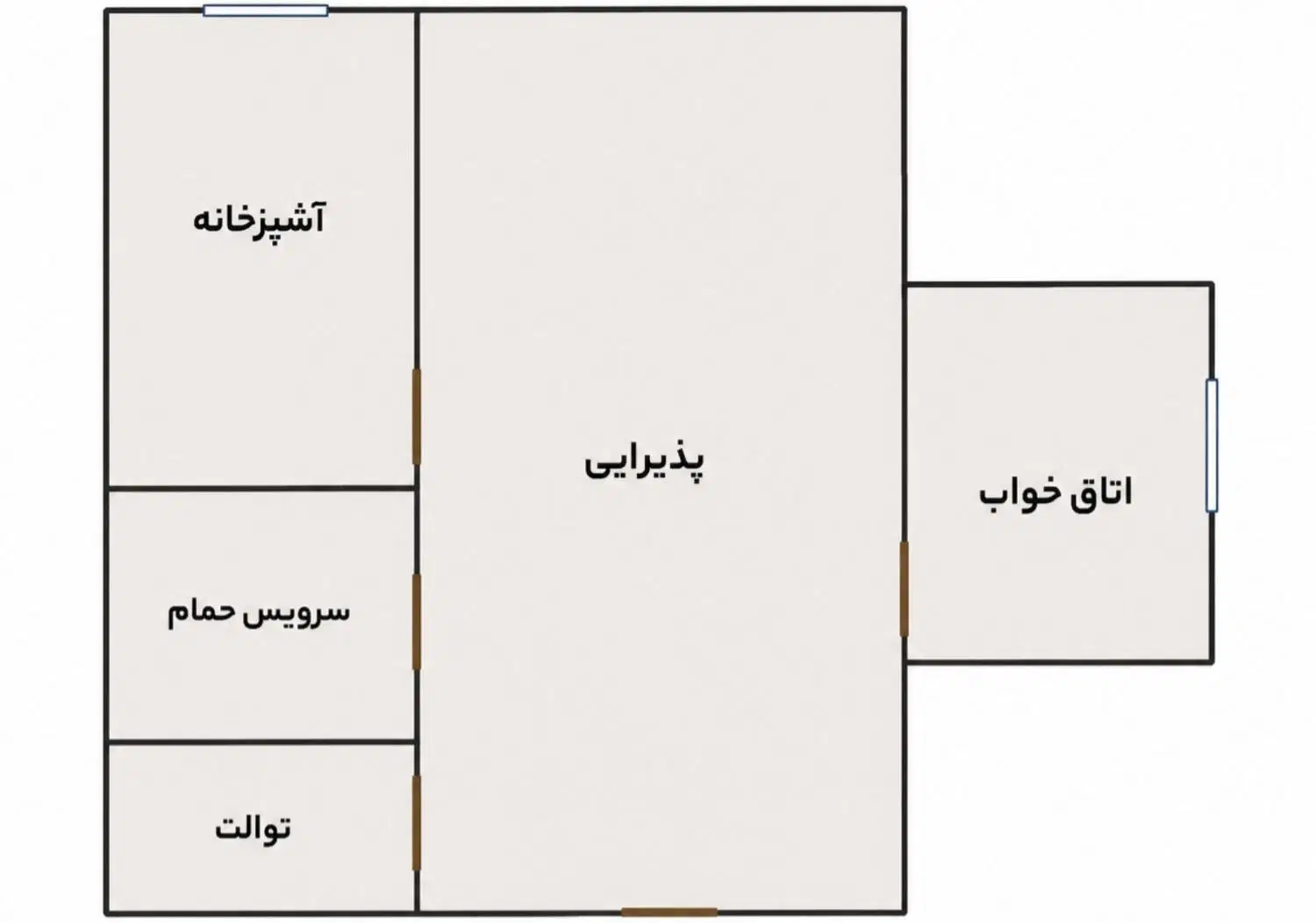 فروش فوری خانه ۱۰۰ متری، خوش‌مسیر