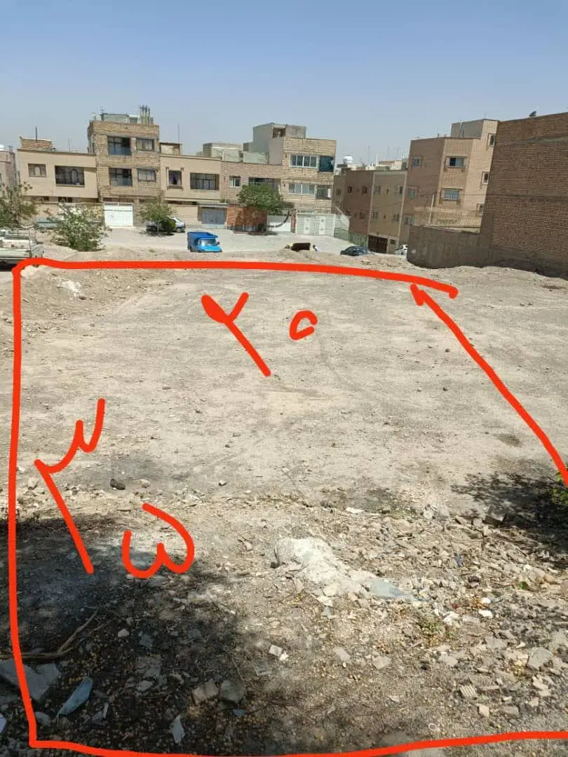 زمین مسکونی  ۱۱۰۰ متر قائمیه ۴۰۰
