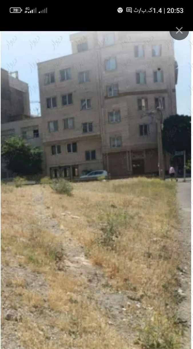 زمین تجاری مسکونی 860متری