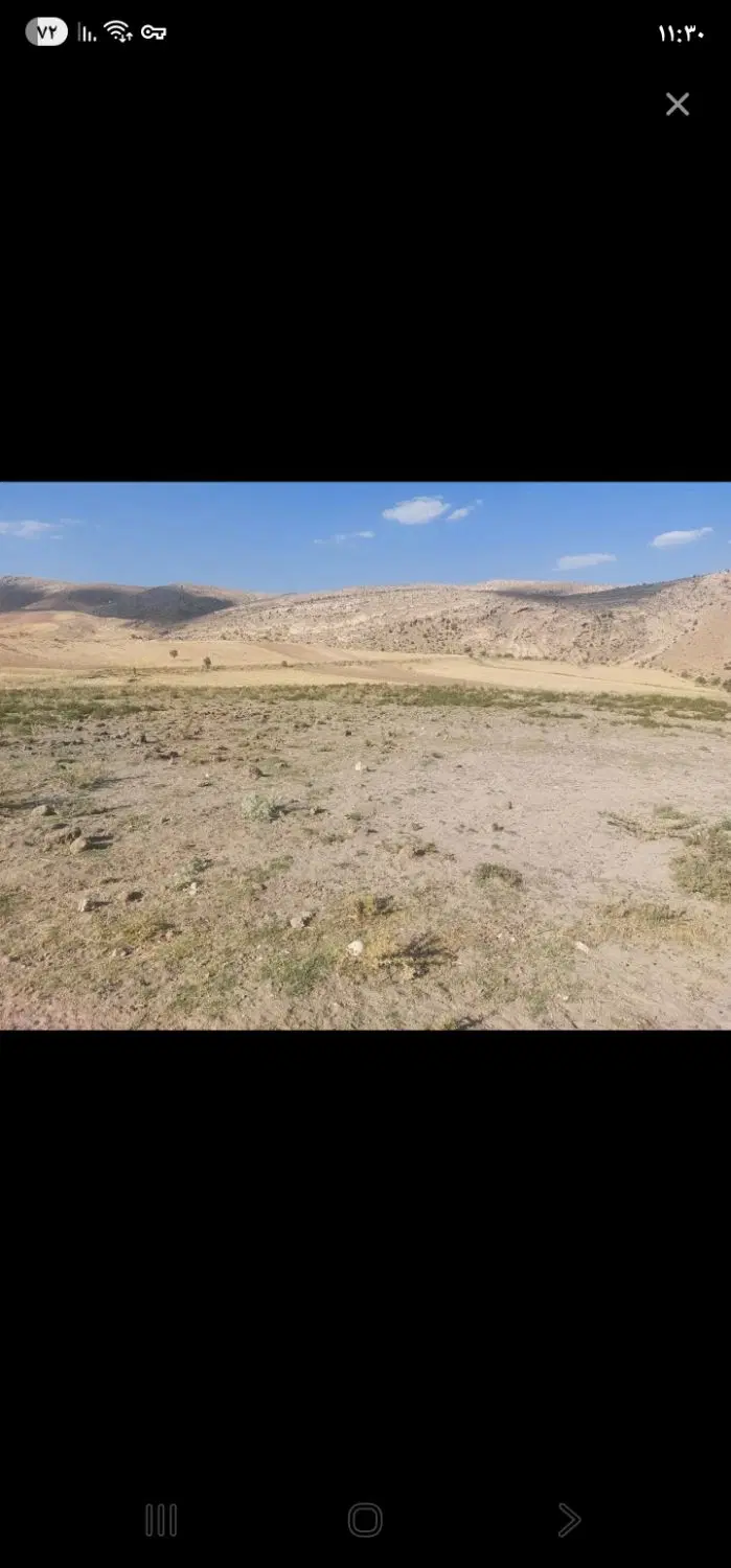 زمین کشاورزی ویا مسکونی 3هکتارونیم بر جاده کهمره