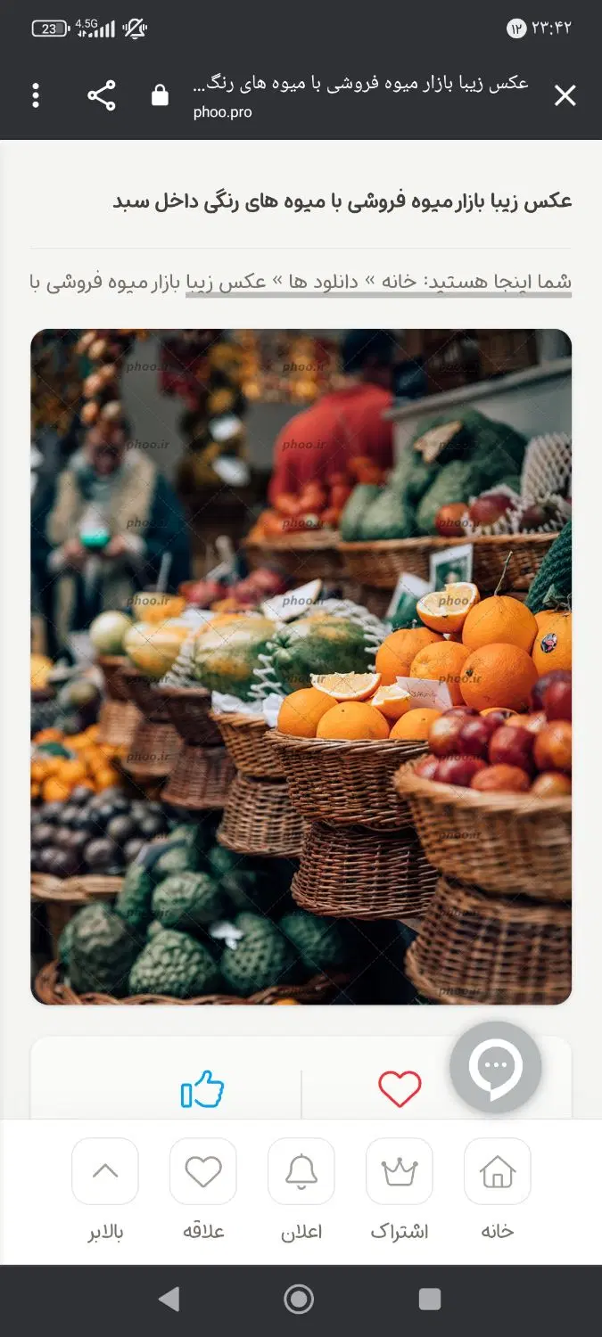 غرفه تره بار